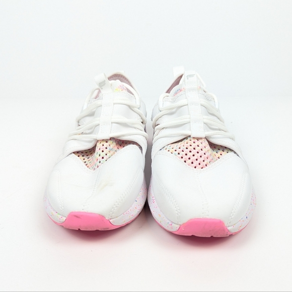 Fabletics White Pink Speckle Brookside Performance Sneaker Size 6.5 - Picture 3 of 10